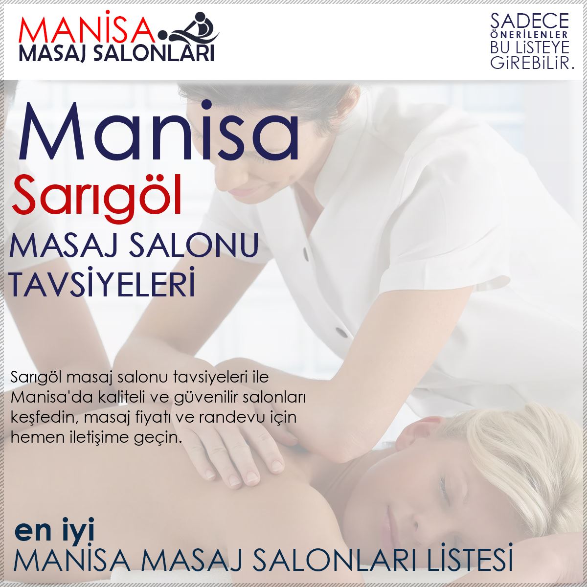 En İyi Sarıgöl Masaj Salonları