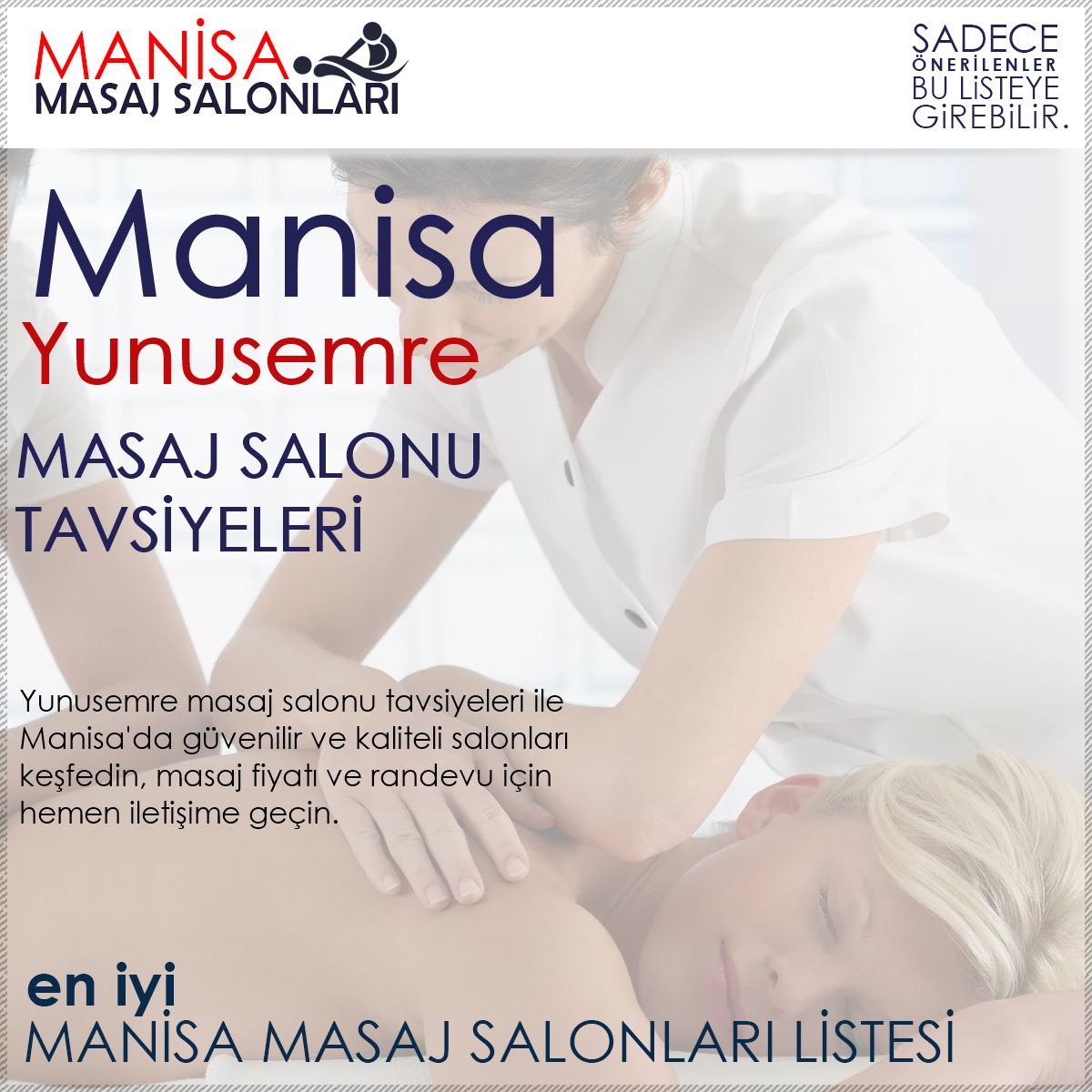 En İyi Yunusemre Masaj Salonları